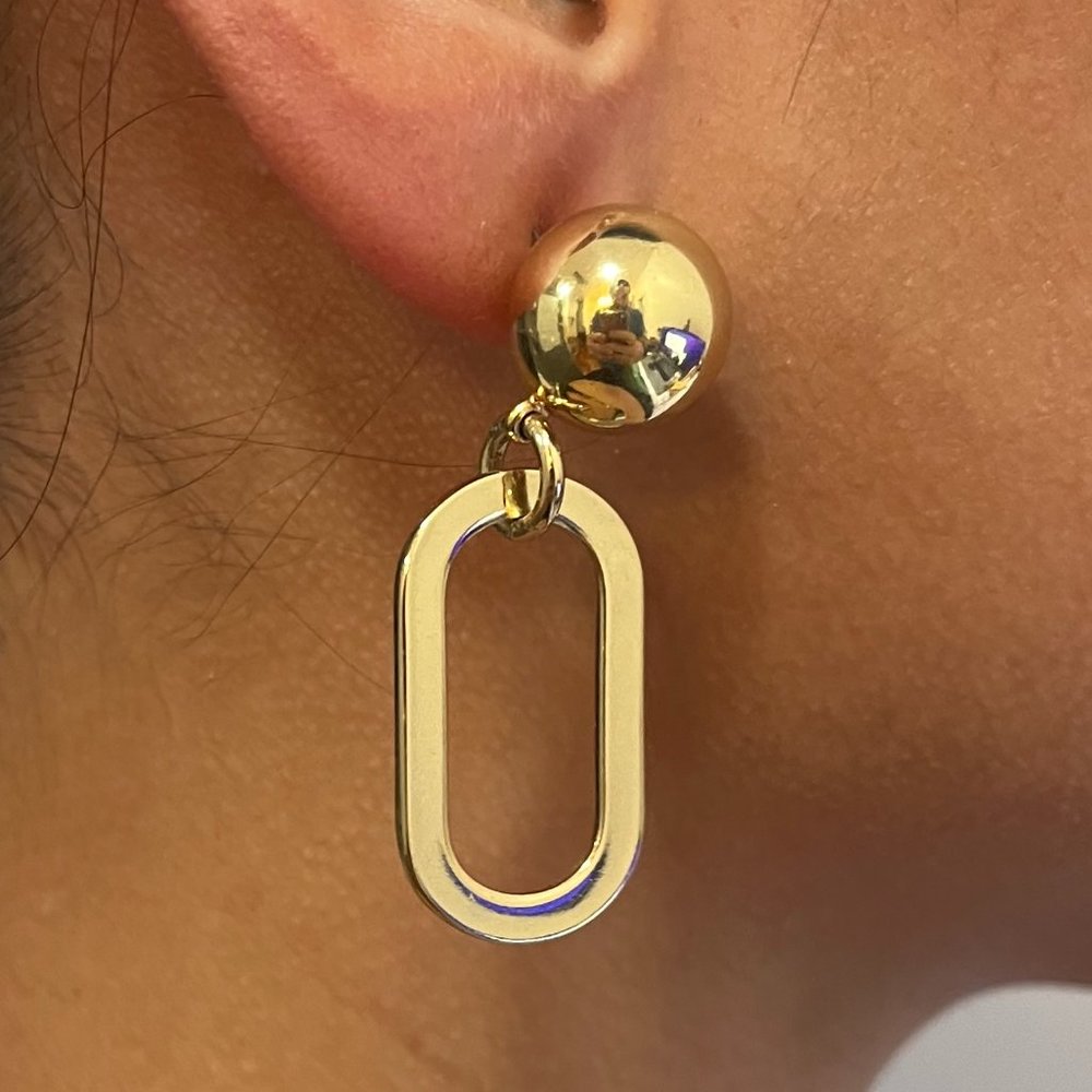 J.Crew Gold Metal Earrings